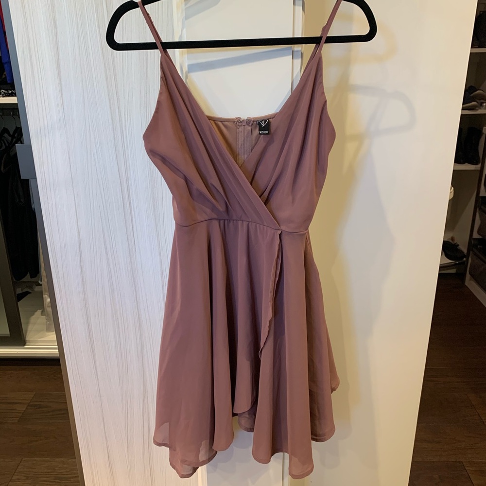 dusty rose windsor dress